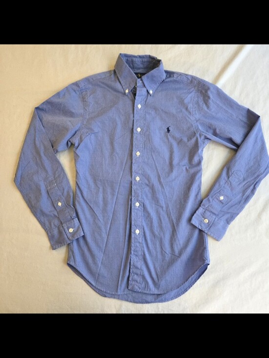 Ralph Lauren Other - Ralph Lauren Button-Down Shirt Blue Slim Fit Cotton Stretch EB3